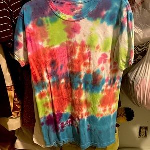 Tie dye womens tshirt